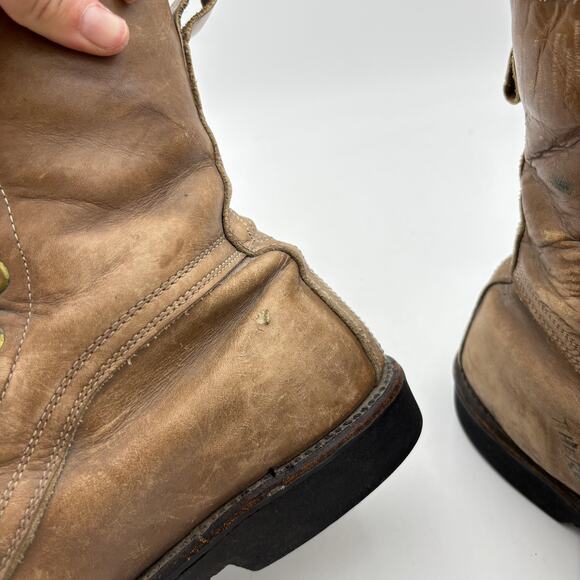 Vintage 60s Stalwarts The Year Round Boot Moc Toe Leather Hunting Boots Men\'s 9 main image 12